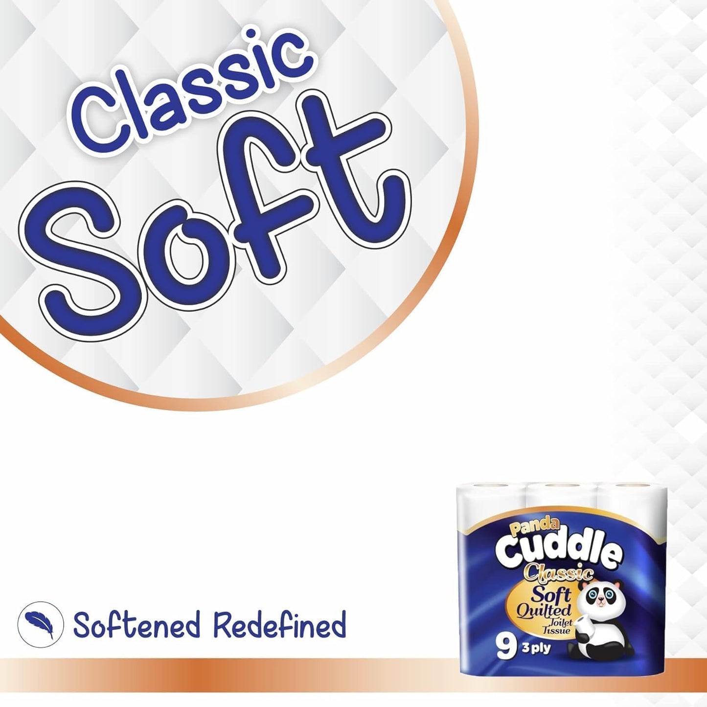 panda cuddle toilet rolls 45 pack