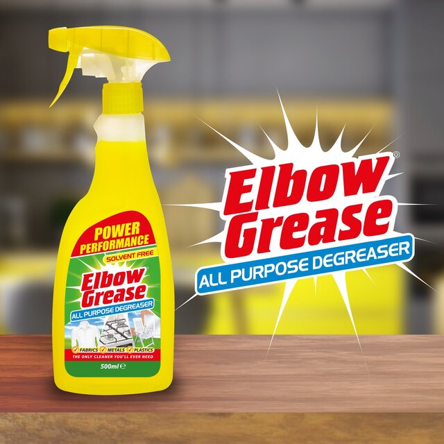 Elbow Grease All Purpose Degreaser 500ml Fabric Metal Plastic