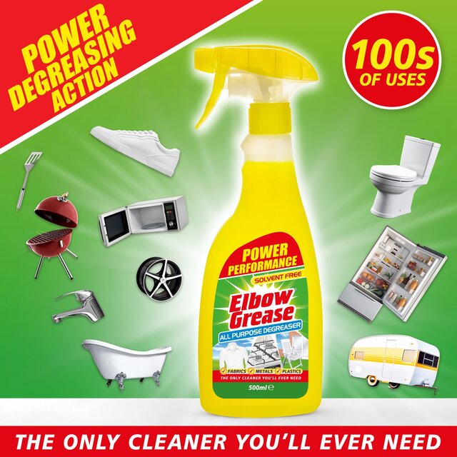 Elbow Grease All Purpose Degreaser 500ml Fabric Metal Plastic