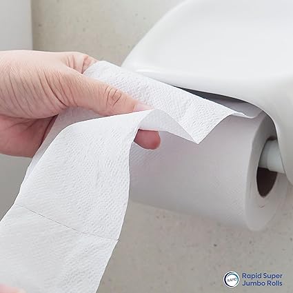 36 Pack 3 Ply Super Rapid Jumbo Luxury Quilted Toilet Tissue Pack 18x2