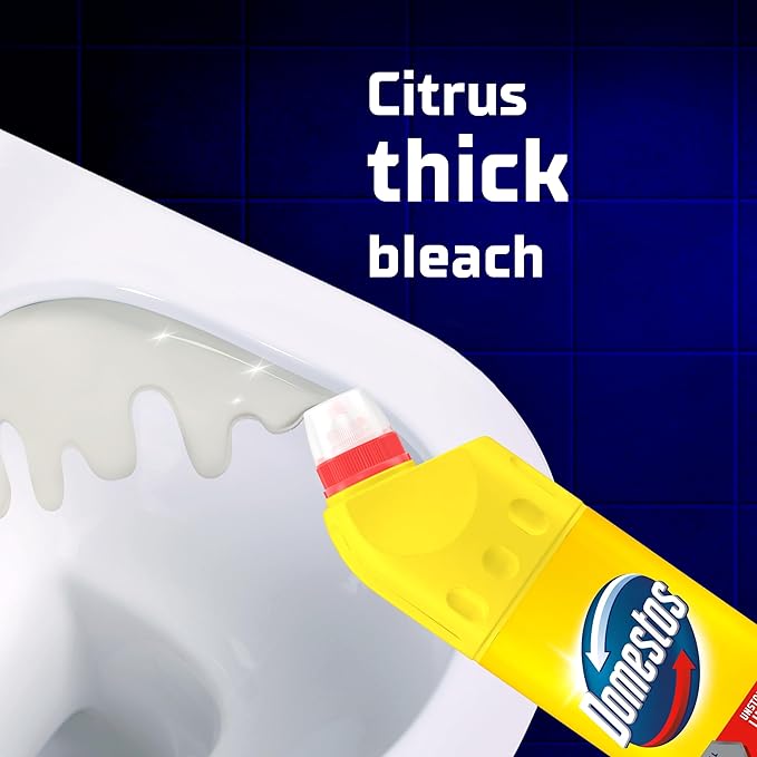 Domestos Citrus Fresh Thick Bleach Disinfectant Bacteria Killer 750ML
