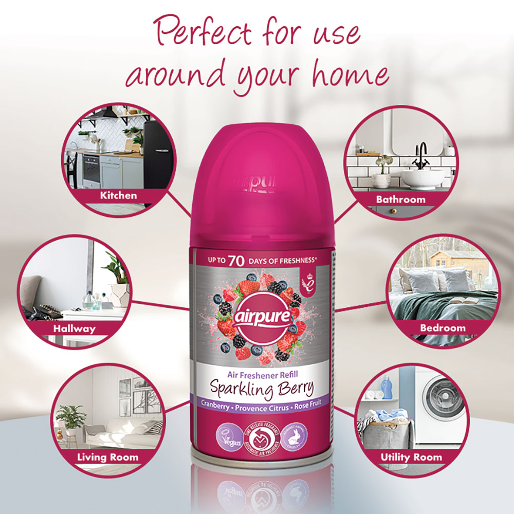 AirPure Sparkling Berry Air Freshener Refill 250ml