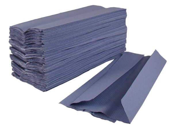 C-Fold Blue Hand Paper Towel Tissues 1ply x 2520 Commercial Domestic