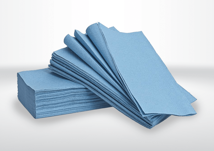 C-Fold Blue Hand Paper Towel Tissues 1ply x 2520 Commercial Domestic