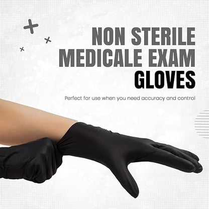 Nitrile Black Gloves Pack Of 100