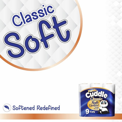 panda cuddle toilet rolls 45 pack