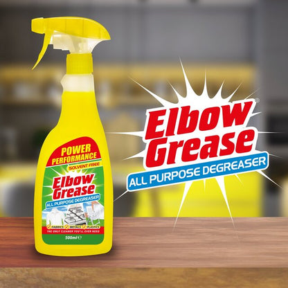 Elbow Grease All Purpose Degreaser 500ml Fabric Metal Plastic 