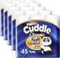 panda cuddle classic toilet rolls 45 pack