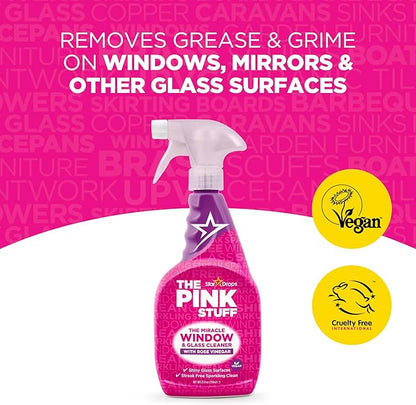 Stardrops The Pink Stuff The Miracle Window & Glass Cleaner with Rose Vinegar