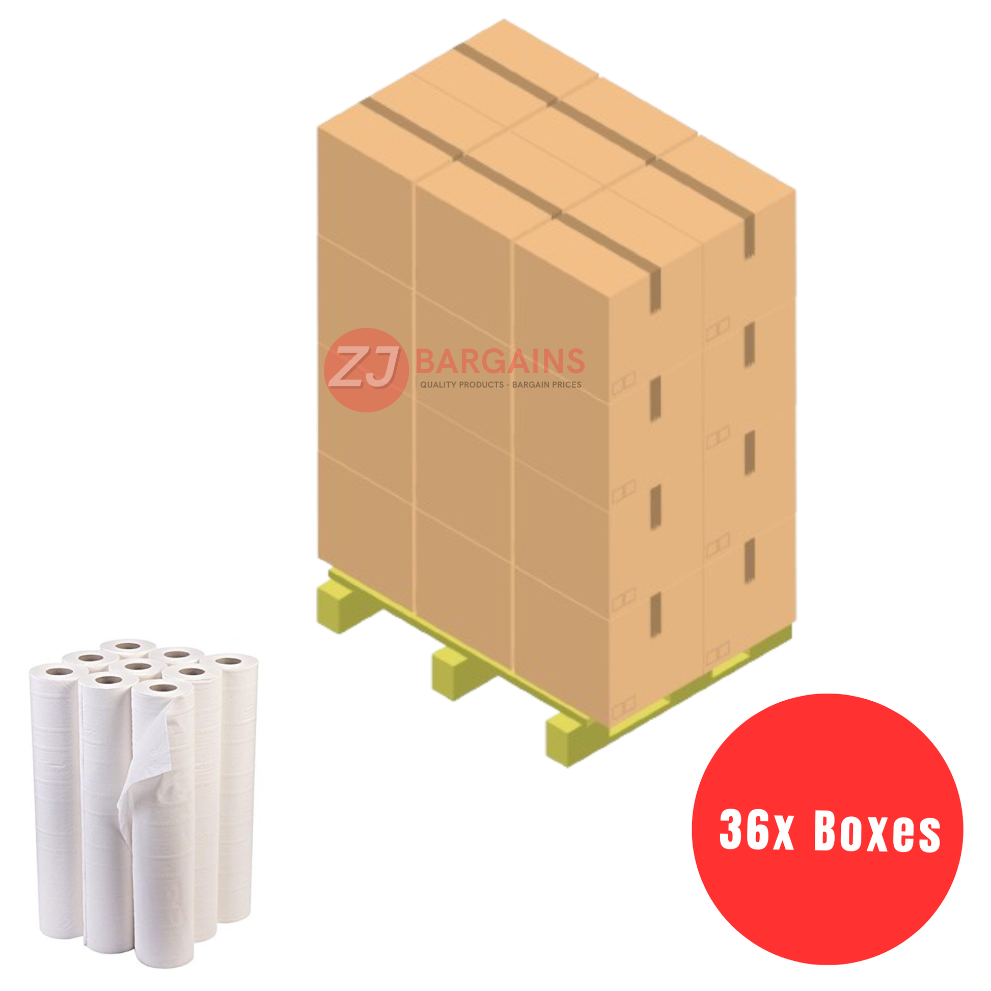 9x Hygiene Couch Rolls Pack Of 9 40M Beauty Salon Barbers Massage Parlours White Paper Medical Disposable Pallet Deal