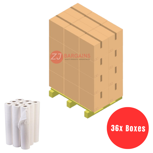 9x Hygiene Couch Rolls Pack Of 9 40M Beauty Salon Barbers Massage Parlours White Paper Medical Disposable Pallet Deal