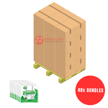 48x Plush Quilted Aloe Vera Scented Toilet Rolls Pallet Deal