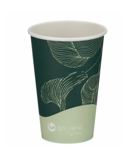 9oz Green Single Wall Vending Hot Cup Pack Of 50