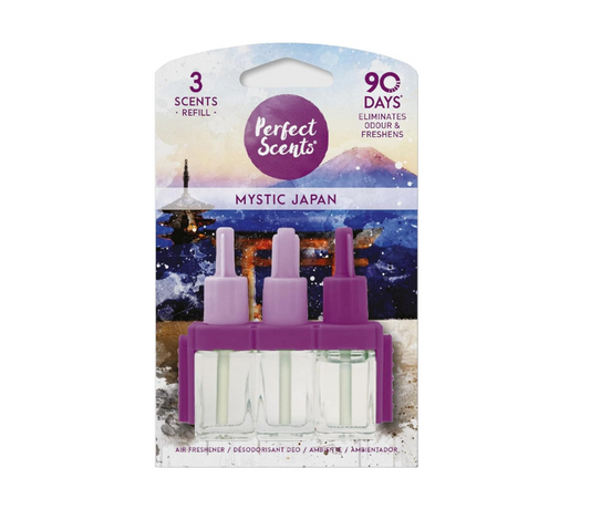 Perfect Scents Air Freshener Refill - Compatible with 3volution - Mystic Japan 20ML
