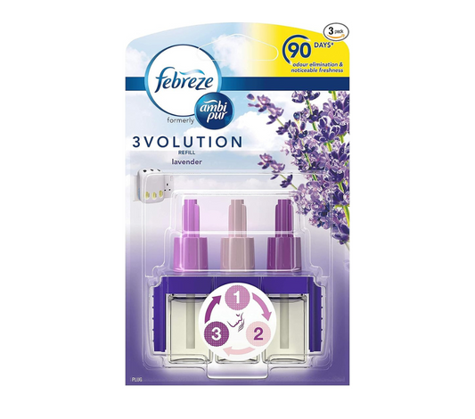 Febreze With Ambi Pur 3Volution Air Freshener Plug-In Refill Lavender 20ML