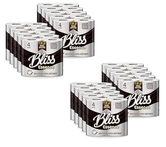 Bliss Shea Butter Toilet Rolls 80 Pack 2 Ply Scented Comfort Toilet Tissue Paper