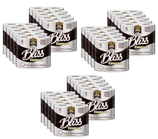 Bliss Shea Butter Toilet Rolls 120 Pack 2 Ply Scented Comfort Toilet Tissue Paper